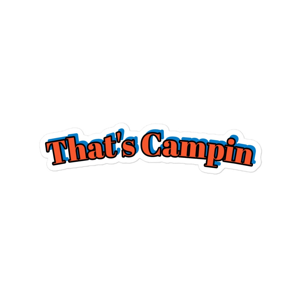 That's Campin stickers